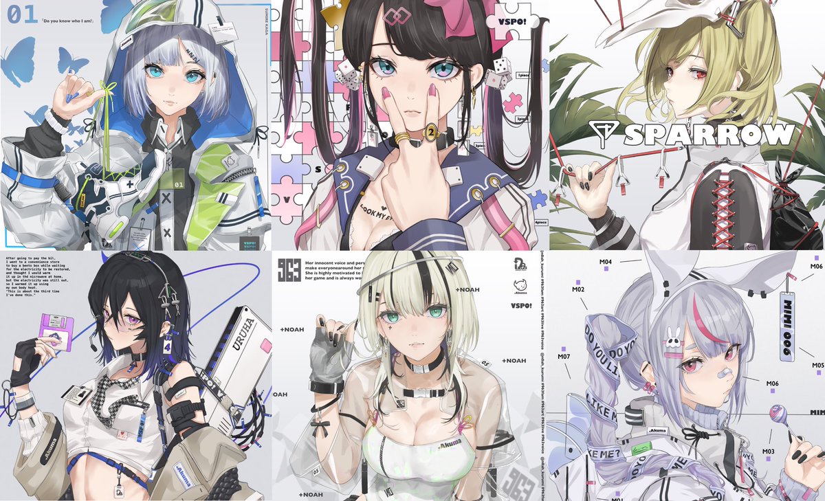 animur_star's tweet photo. ぶいすぽ25名描き終わりました！
なんだかんだで1年3ヶ月…👁️ https://t.co/5VuDQv8FmG