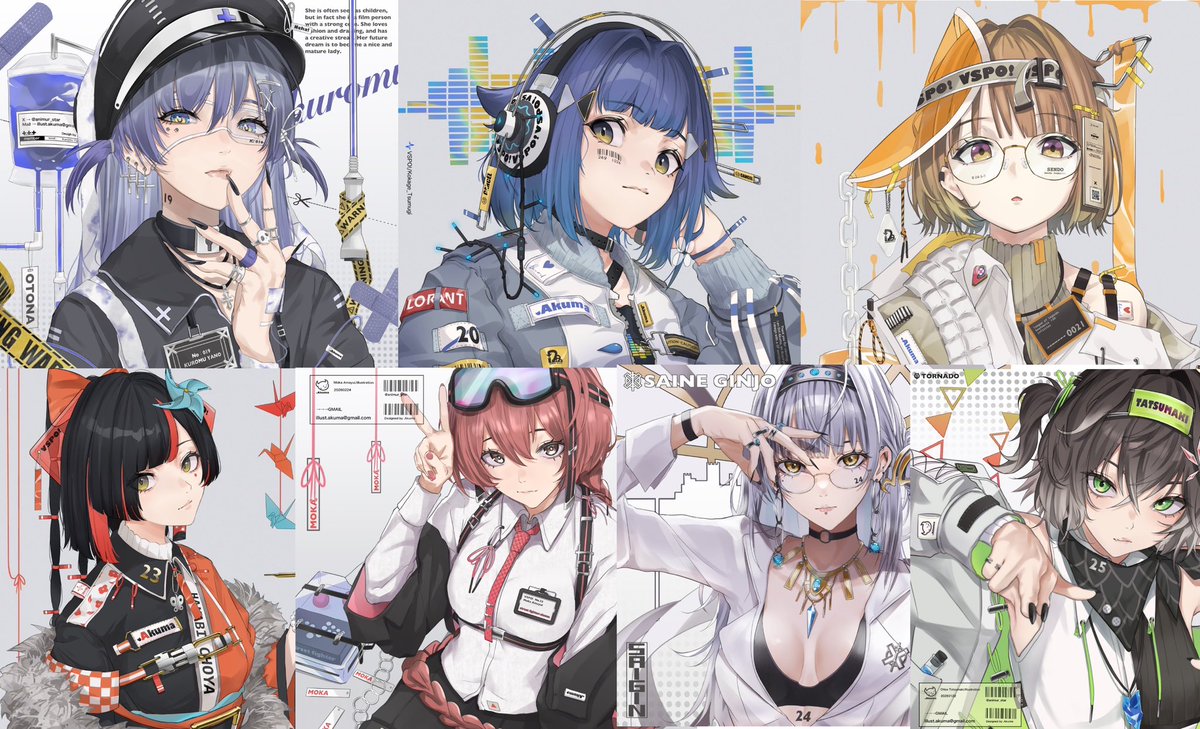 animur_star's tweet photo. ぶいすぽ25名描き終わりました！
なんだかんだで1年3ヶ月…👁️ https://t.co/5VuDQv8FmG