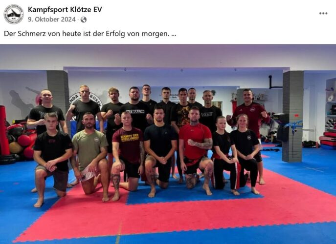 RobKPunkt_4887's tweet photo. September 2025. Rechtsextreme im Kampfsportverein von #NoAFD MdB Thomas #Korell in Klötze? Nach einer Schlägerei in Klötze (Sachsen-Anhalt) wird einem #Kampfsportverein vorgeworfen, dass dort #Rechtsextreme mittrainieren.
https://t.co/2yGxGQu0kf https://t.co/ivNQ7oPIO9