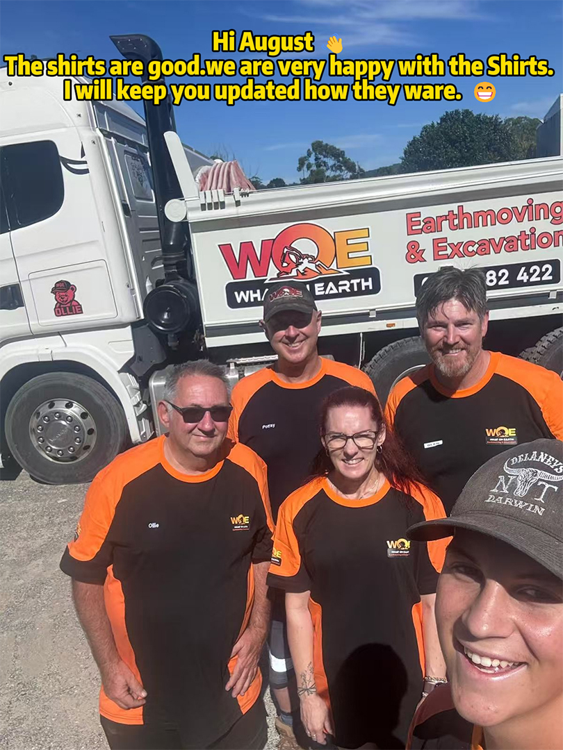 fanyuan_clothes's tweet image. 🇦🇺 Australian clients love our workclothes—and so will you! 🇦🇺
Shoutout to this awesome team for sharing their fantastic feedback and team photo! 🙌
#workclothes #Workwear #Customclothes #HappyCustomer #Factory #FunkyShirts #DigitalPrintingShirts #MiningWorkwear