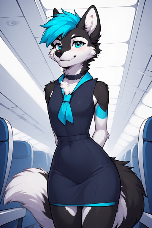 QT: Flight Attendant
They were out of men's uniforms, but I think I pull this off pretty well.