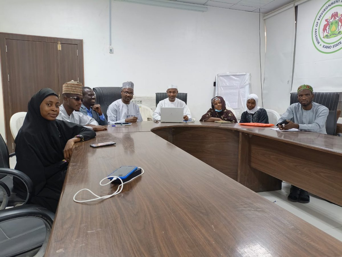 Disability_PI's tweet photo. As part of our ongoing project on climate change funded by @DisabRightsFund, our team paid a courtesy visit to the Kano State Ministry of Environment and Climate Change to build institutional collaboration for  #Disability_Inclusive_Climate_Action in Kano State Nigeria. https://t.co/JI9gnnWj3Z