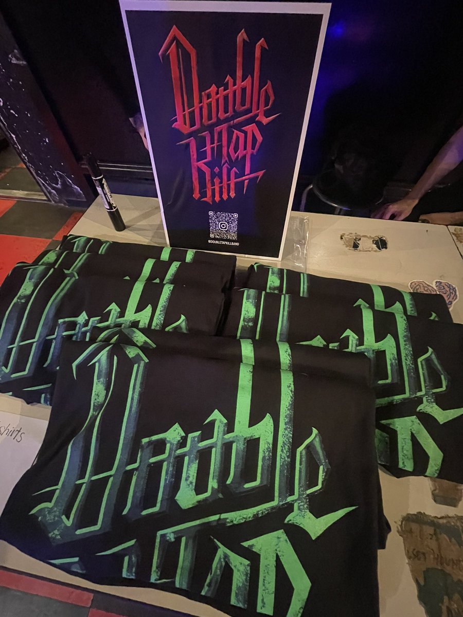 cforchihiro's tweet photo. 本日Double-Tap Killは新宿Antiknockにて18:40〜です！
Tシャツ作ってみたんで持ってきました
ぜひに！ https://t.co/2nl9FeVBN6