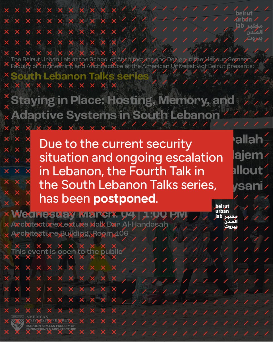 Beirut Urban Lab tweet media