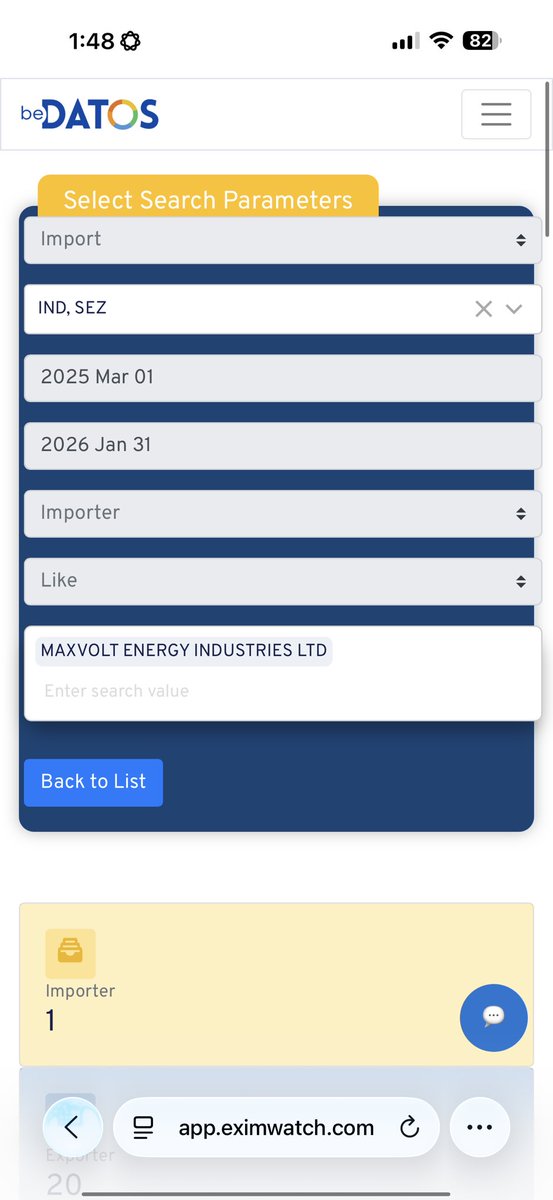 vardhiitbhu's tweet image. Received many DM for Maxvolt import data

Here it is :