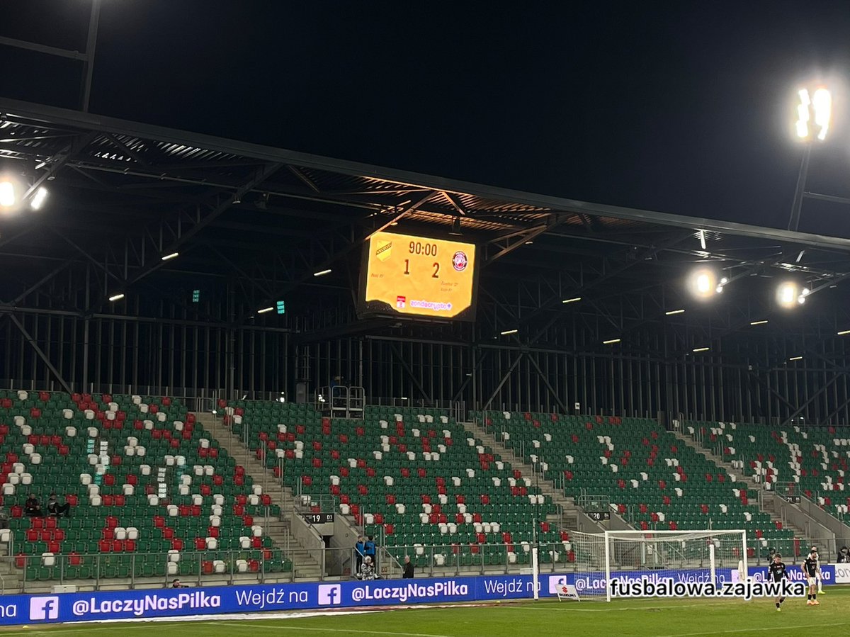 02.03.2026 I liga: Wieczysta Kraków - Polonia Warszawa 1:2
W poniedziałek na sosnowieckim stadionie wypakowana gwiazdami Wieczysta przegrała z Polonią. Kibice Czarnych Koszul przybyli z jedną flagą. Goście po tym meczu są na drugim miejscu
#groundhopping