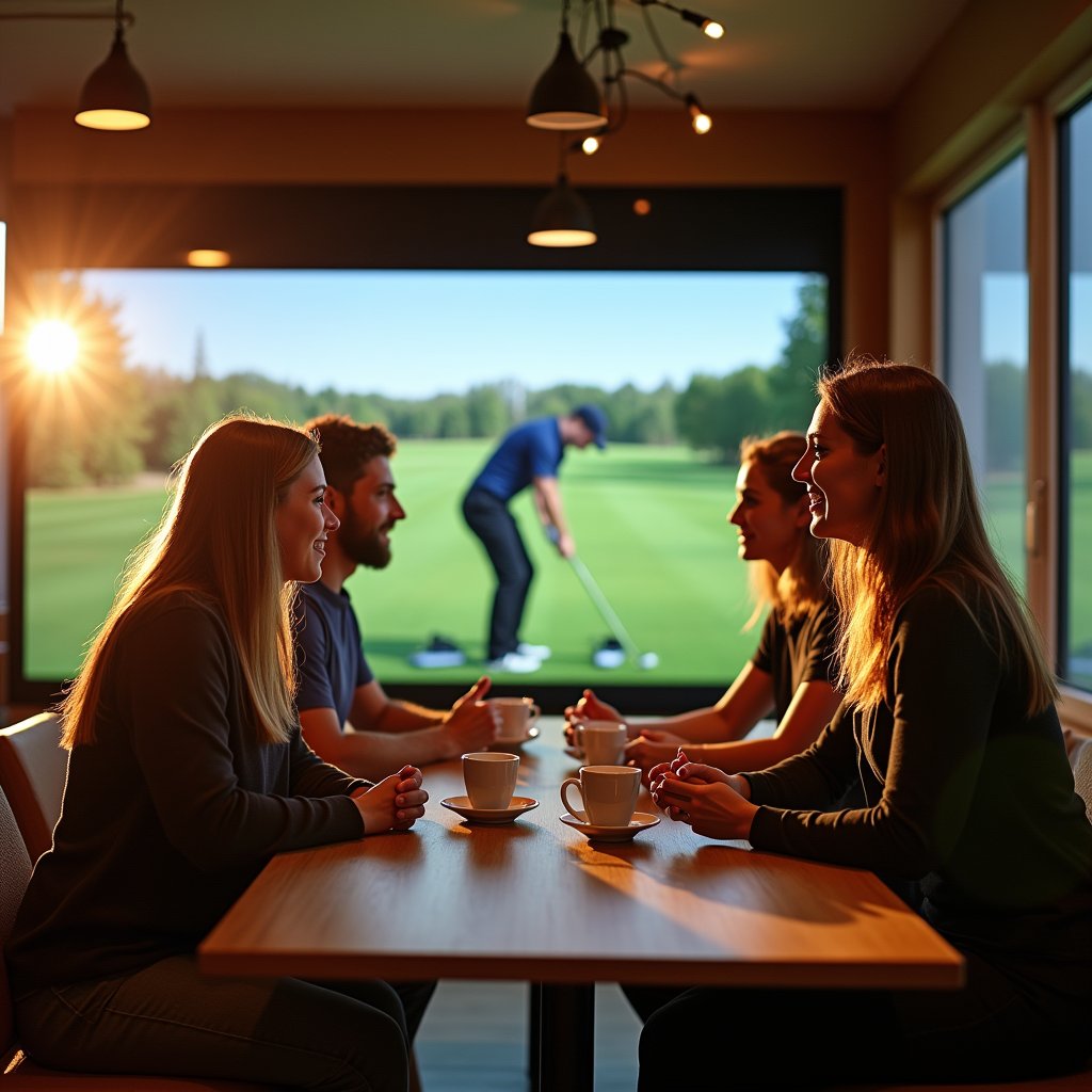 Imjelt's tweet photo. Hold golfformen gjennom vinteren med raske simulatorøkter — perfekt for teamet ditt i Drammen og Viken. Book korte konkurranser, nyt kaféens retter,  gratis kølleutlån for en enkel og sosial teambuilding. Reserver nå: https://t.co/0aVwBf9LzG #Drammen https://t.co/WALF1UbmPl