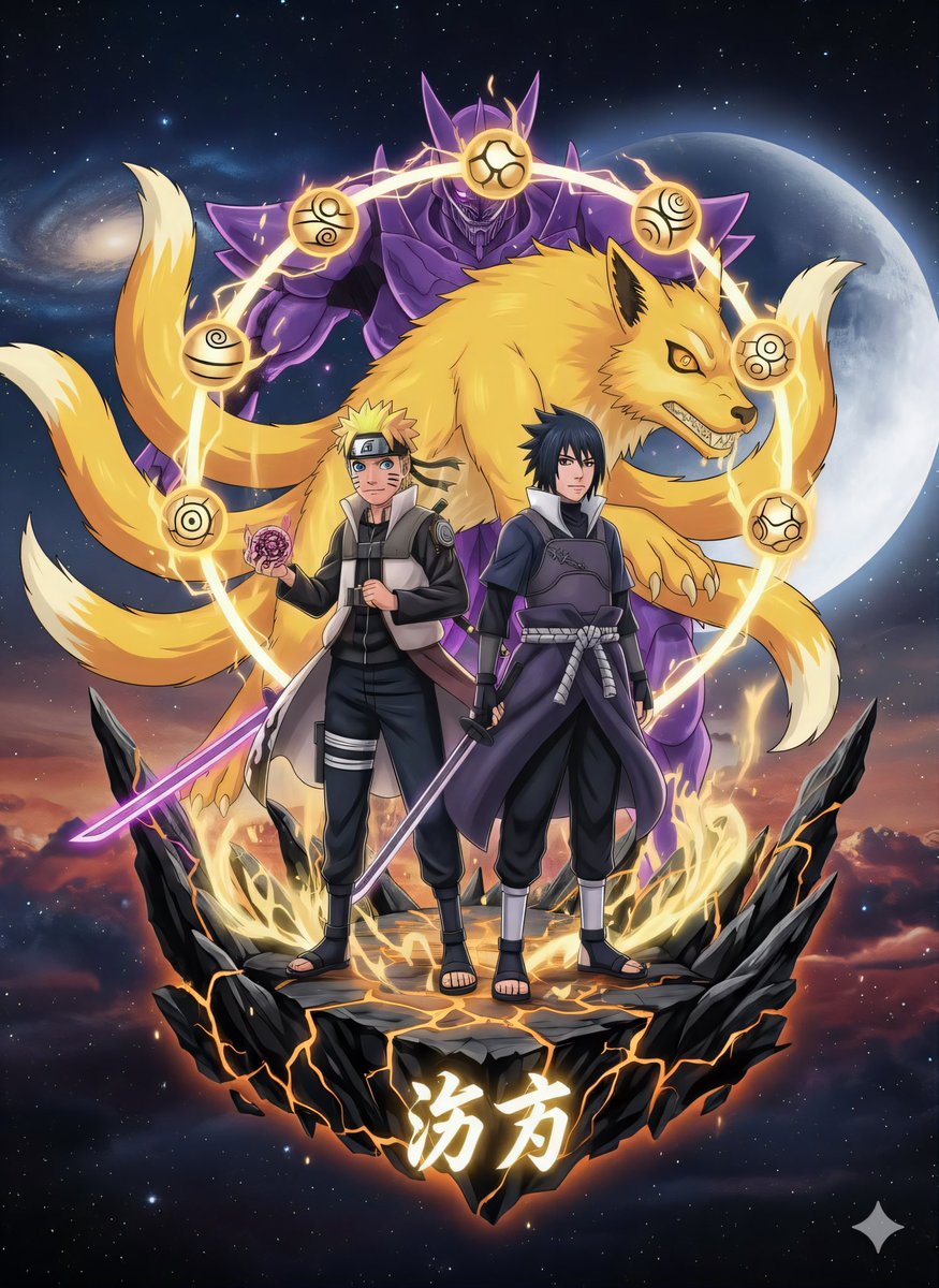 abram_ars's tweet photo. Naruto &amp; Sasuke https://t.co/jYEccXX9XZ