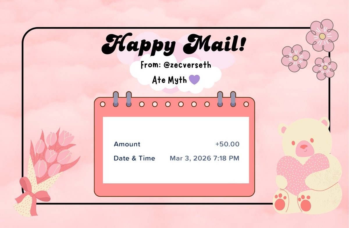 beilissful's tweet photo. 💌 #MythMagic | @zecverseth 

thank you so much sa pag-supoort sa aking sideline ma (sideline?!) HAHAHAH kung sino man si bogart, ang swerte niya 😭 may naidagdag rin po sa baon kaninaa dahil sa bigay mo maaa! to more wins~ 🥹🩷🫰 https://t.co/xLVuLDY2xH