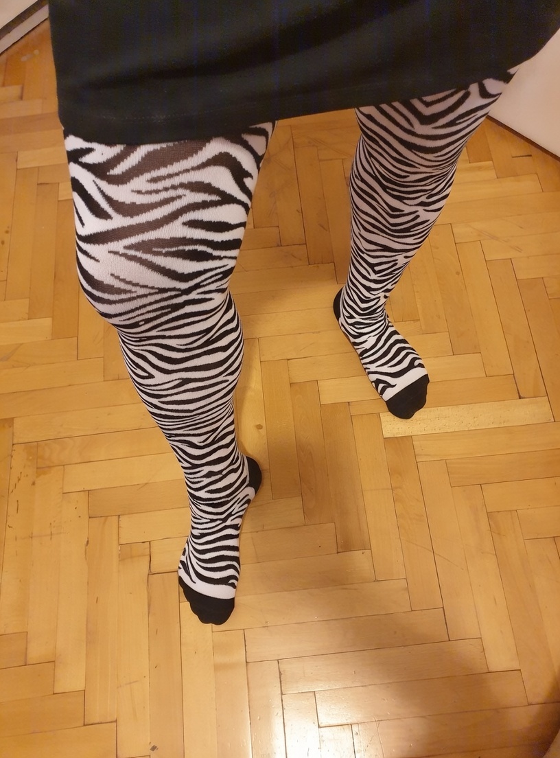 Kölemin hediyesi zebra çorabımla sahalara dönüyorum :)