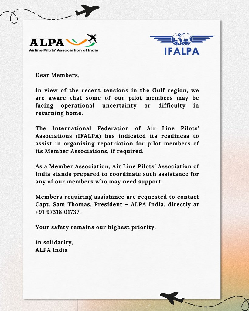 ALPA INDIA tweet media