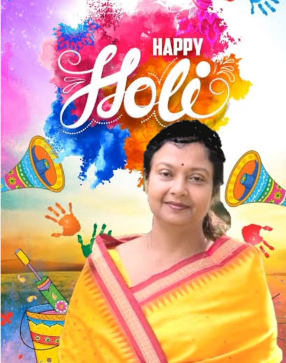 Preetinanda_R's tweet photo. Happy Holi! https://t.co/J2ssTCOmE1