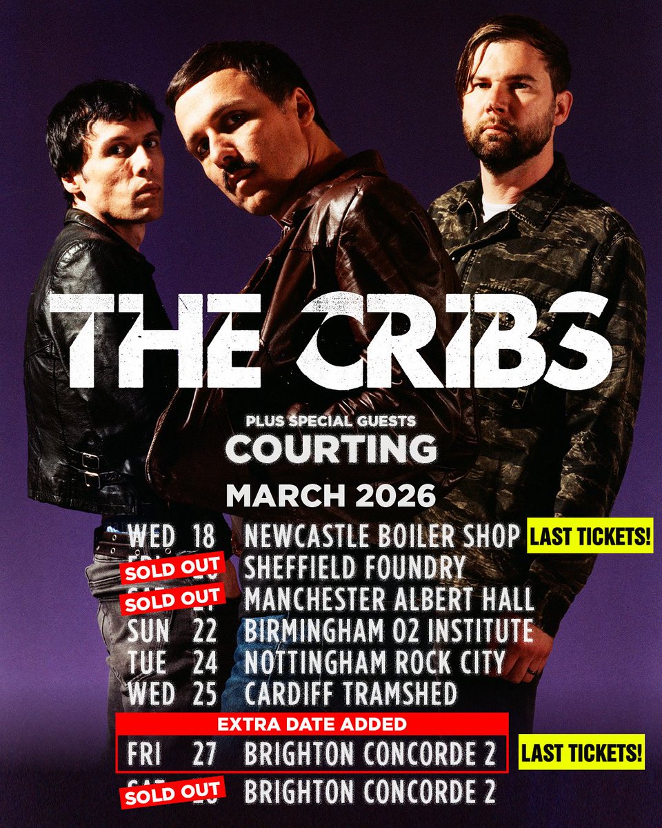 The Cribs tweet media