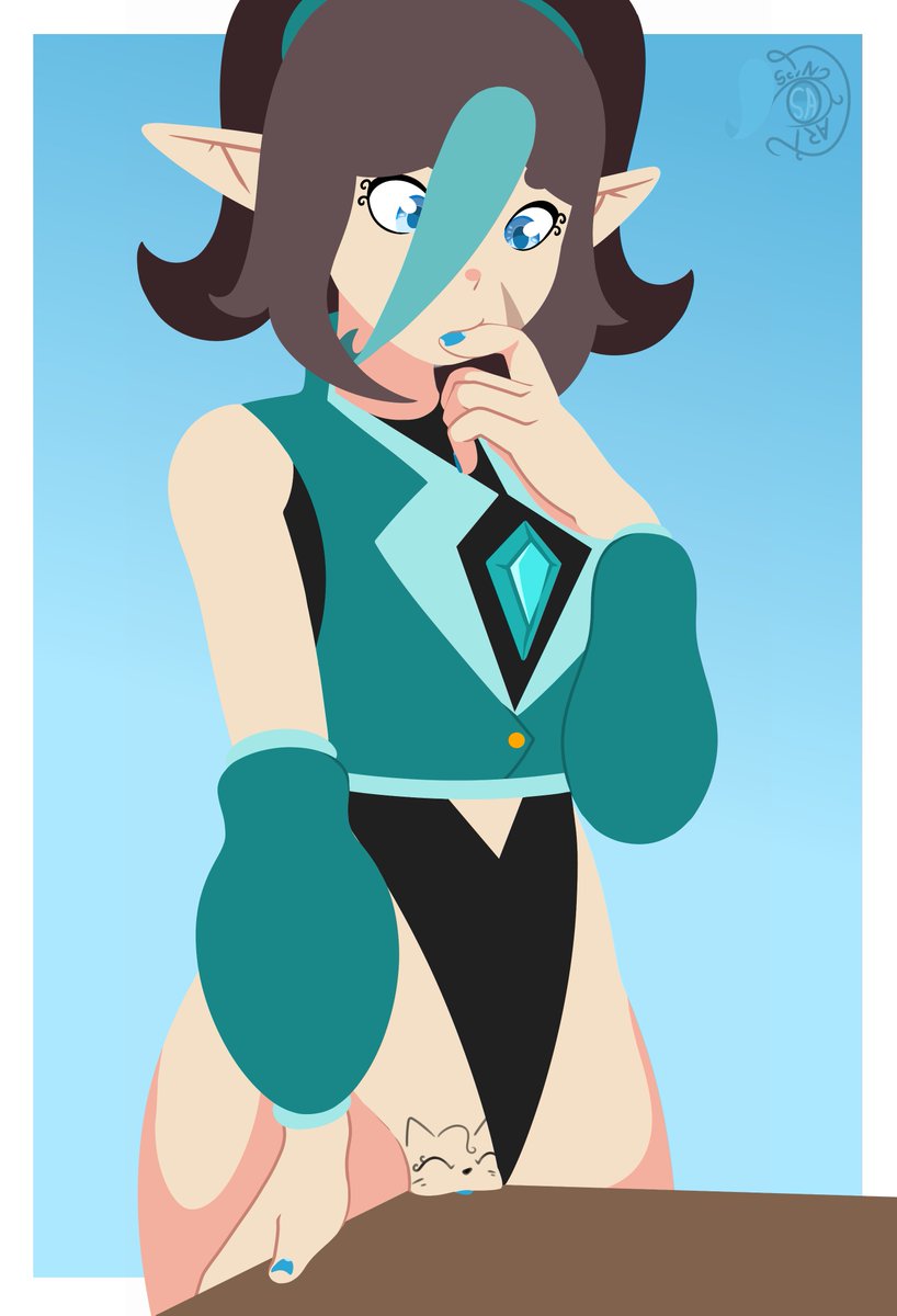 She is very late for it