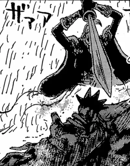 Gumzsol's tweet photo. @SaschaLLN @pewpiece "But why did Xebec die? Oda is completely inconsistent."

You idiots, you really read One Piece with your asses. Have you forgotten the Rat King or something? https://t.co/4jloDrpee5
