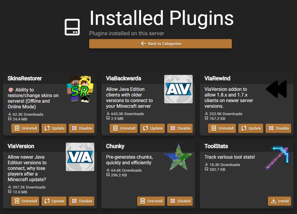 We're getting ready to release the all new AMP 2.7 update later today with the new Store for getting plugins/mods/addons/etc - Check out the release notes at discourse.cubecoders.com/t/amp-deimos-2…