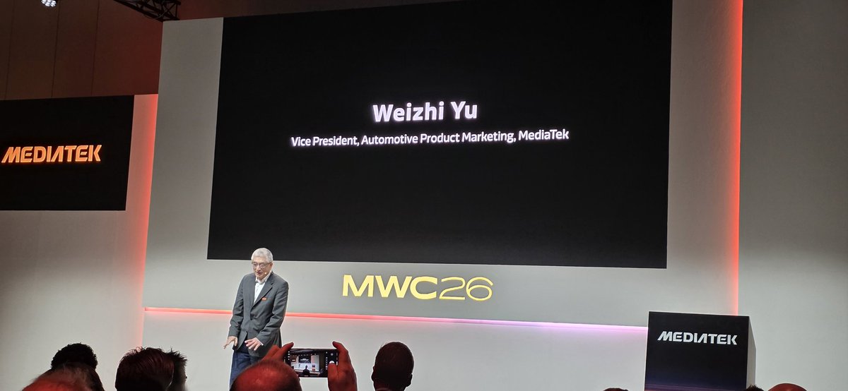 Insideprotech's tweet photo. @MediaTek #MWC26 https://t.co/NNNd552qPn