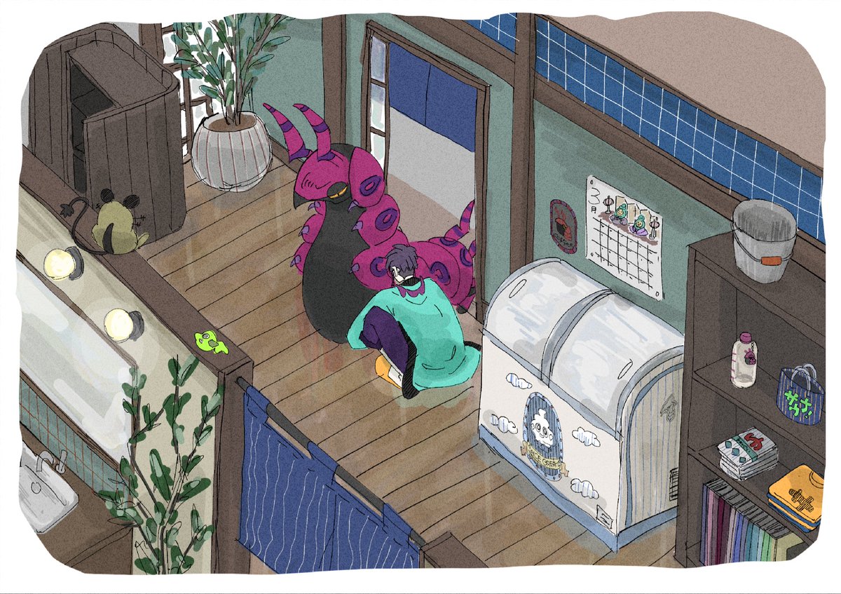 _hugu_iolite's tweet photo. 銭i湯しのぎkrsbさん「あんよ拭こな〜」
ペン「😡」 https://t.co/DbAAYjEP6Z