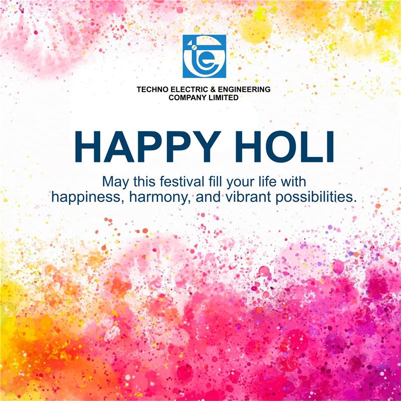 techno_limited's tweet photo. May the vibrant colours of Holi bring joy, positivity, and new beginnings to all.
Wishing everyone a joyful and safe Holi filled with happiness, harmony, and togetherness.
#HappyHoli #FestivalOfColours #CelebratingTogether #FestiveGreetings #TEECL https://t.co/FriiNVWp7e