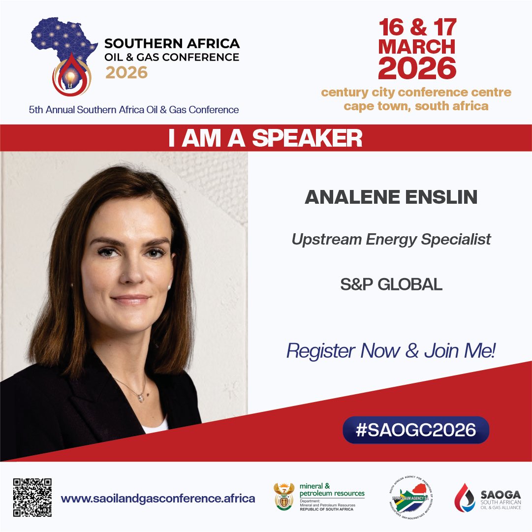 Hear from industry voices like Ayanda Noah and  Analene Enslin as women in the energy sector who will  unpack the future of energy &amp; gas in Southern Africa.

These are conversations that shape the sector. 

Register here docs.google.com/forms/d/e/1FAI…

#UpstreamOilAndGas #SAOGC2026