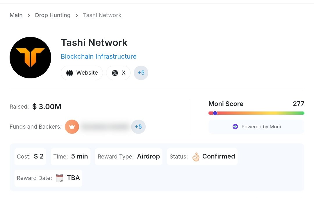 Lfgdeep's tweet photo. Simple Guide on Tashi Network

@tashiprotocol is a coordination layer for AI agents, robots & IoT.

Funding: $3M
TGE: Q2 or Early Q3
Backed by: Blockchain Founders Fund, Taisu, MN Capital

How to participate:
➠ Go to https://t.co/06WbatWFsT
➠ Connect Your Solana Wallet 
➠ Open Your dashboard
➠ Complete Social Tasks
➠ Verify Tasks and Earn XP
➠ Deploy a Node with Easeflow [OPTIONAL]

For more, turn on notification 🔔