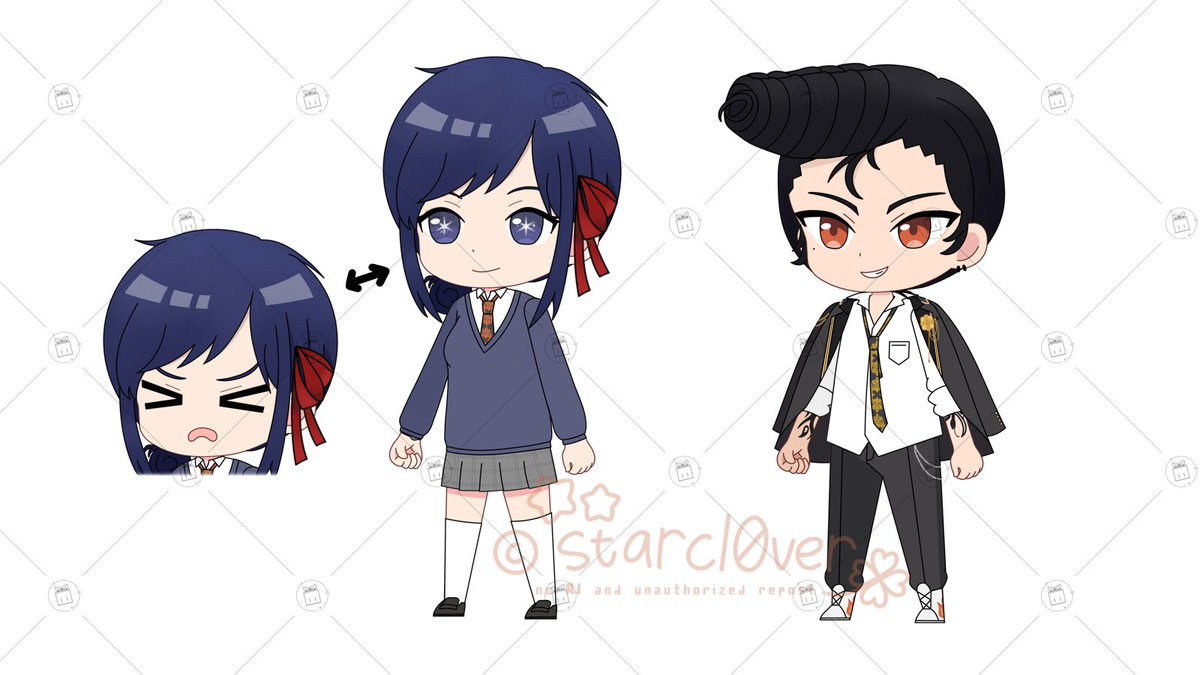 ♡ &amp; ↺ is appreciated!

☘︎ Open comms Tokyo Debunker Chibi ☘︎

▶︎ Price starts at $13 / 90k per chara
▶︎ Req pose/expression is ok!  (additional fees may apply)
▶︎ 10 slots open for March

DM to order!
#opencomms