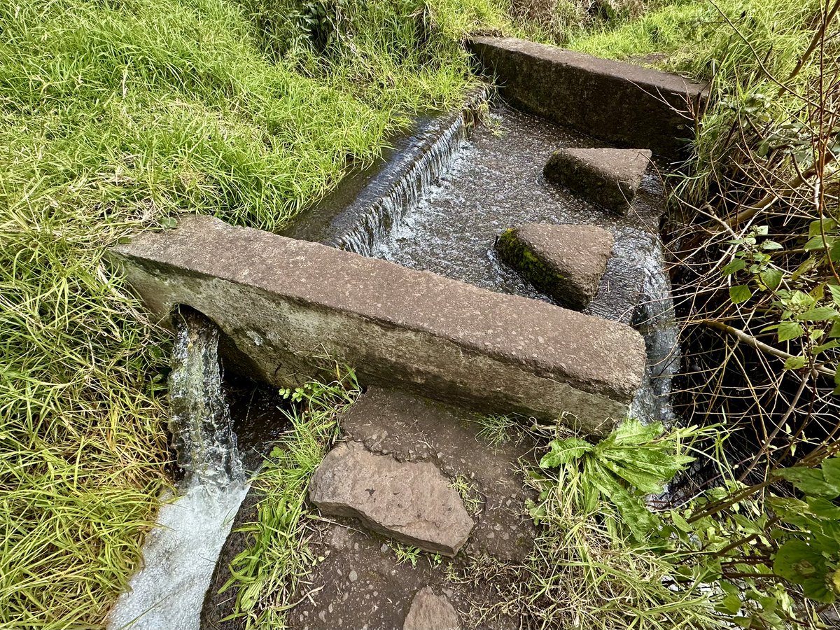 Annabaesle's tweet photo. #Levada und Steine zum Überqueren, in Galicien sehr oft angetroffen, genannt Pasos. https://t.co/OFwkFn40re