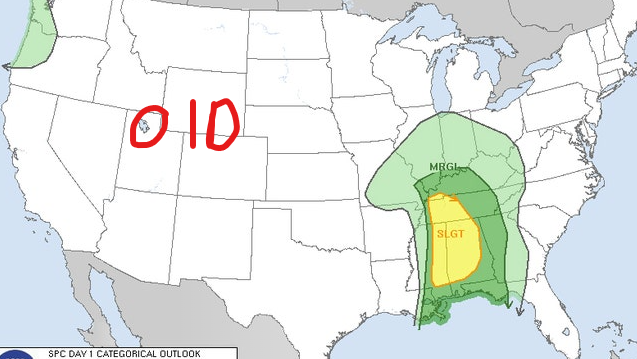 SPC has changed their map layout after having it remain the same for decades (I think)! The new map vs the old map, I labeled them both for compassion. Personally, I feel like the new layout feels older but I kind of like the new layout. #wawx