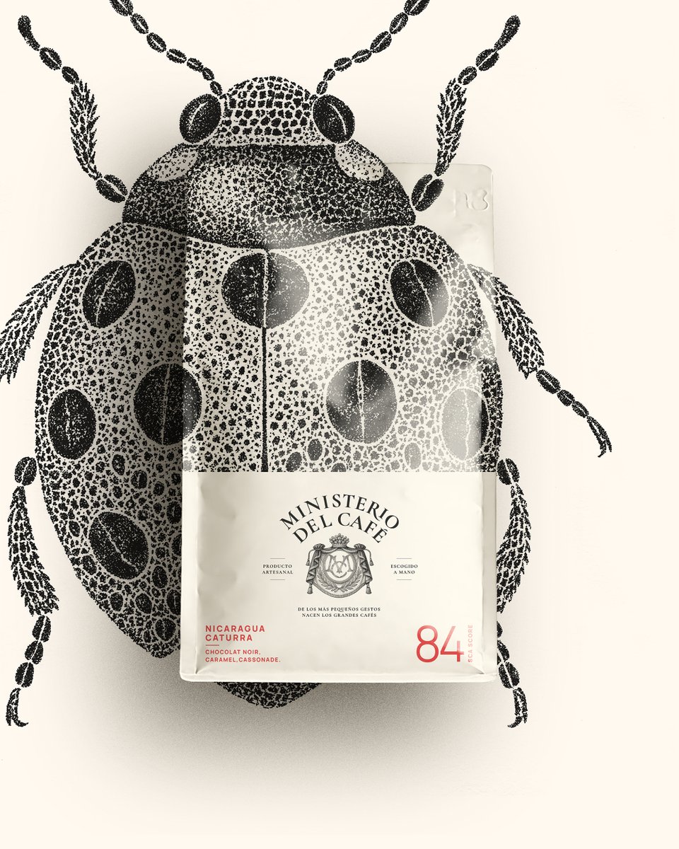 packagings's tweet image. Ministerio del Café’s identity translates its philosophy into a meticulous visual system where #pointillist #illustrations become a metaphor for collective effort. 

packagingoftheworld.com/2026/03/minist…

#packagingdesign by Dragon Rouge
