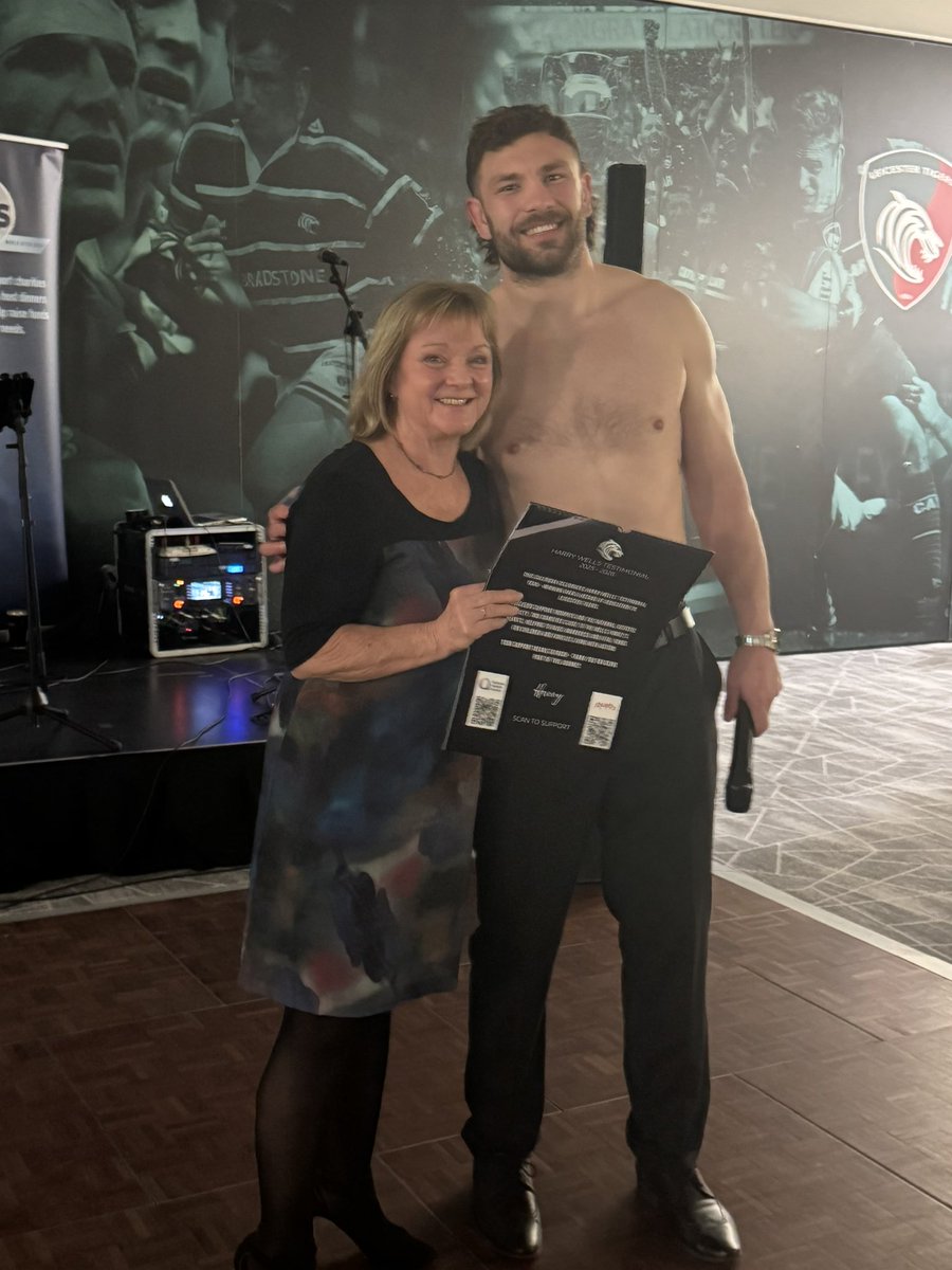 WorldAfterSport's tweet photo. What a belter of a Ladies Night for @Harrywells93 testimonial last night. So much fun and enjoyment raising funds for @MenphysUK and National Autistic Society. Thanks for all our wonderful guests and the @LeicesterTigers  players for making it special https://t.co/T2zGVpqgi0