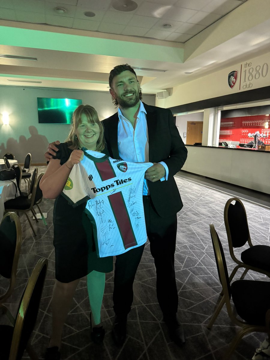 WorldAfterSport's tweet photo. What a belter of a Ladies Night for @Harrywells93 testimonial last night. So much fun and enjoyment raising funds for @MenphysUK and National Autistic Society. Thanks for all our wonderful guests and the @LeicesterTigers  players for making it special https://t.co/T2zGVpqgi0