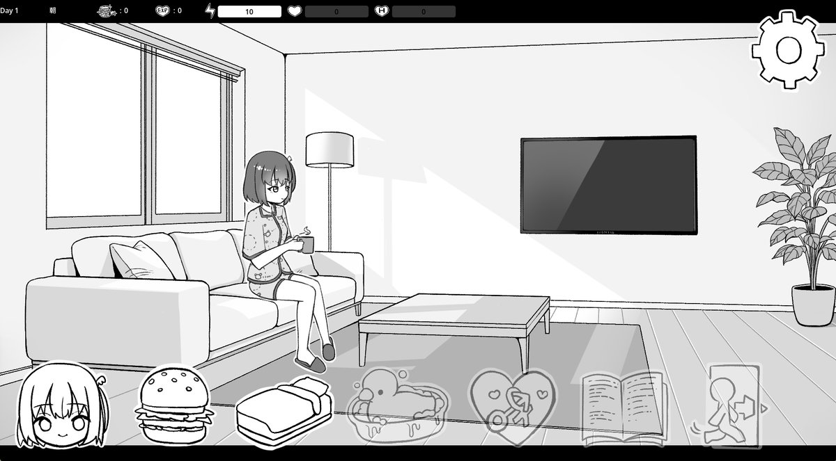 PaleskaGames's tweet photo. 現在、新作を準備中です！

テーマは――
「可愛い後輩との同居生活」。

一緒にバイトをしたり、
何気ない日常を過ごしたり。

でも、同じ屋根の下で暮らしていると…
小さな事件や、少し刺激的な出来事も起こるかも…？

日常×恋愛×ちょっと大人な展開。
どうぞお楽しみに！
#ゲーム制作 #indiegames https://t.co/diUEqOWrgr