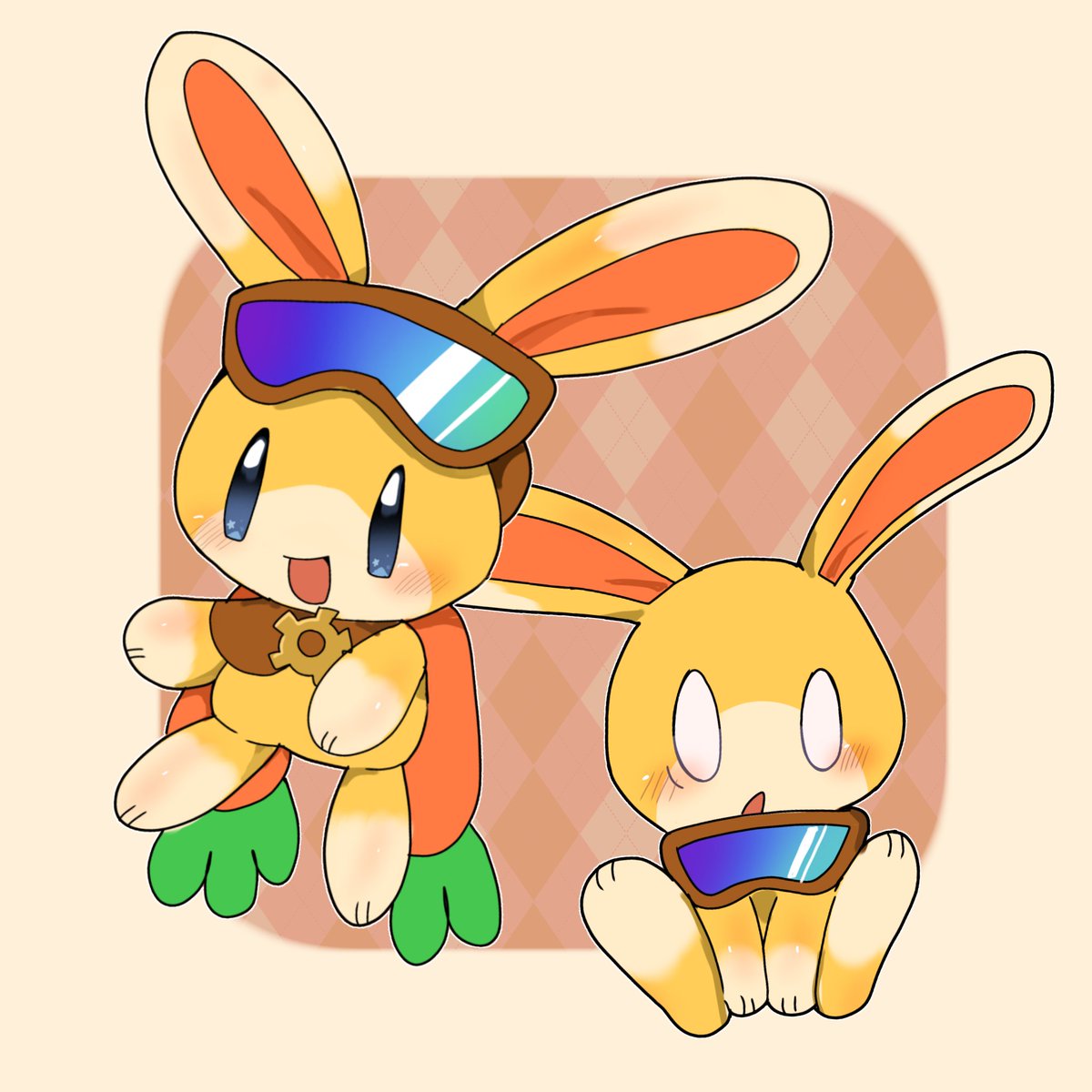 nemomo_mofu's tweet image. 🐇🥽
#TDM　#チビケモ