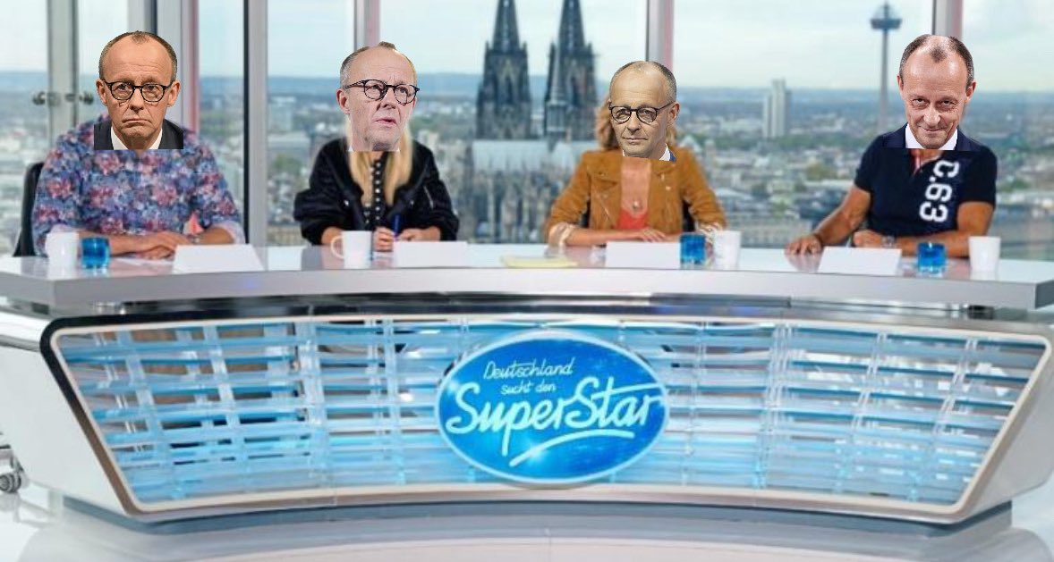 Wunderbaren vier mal nein Merz euch