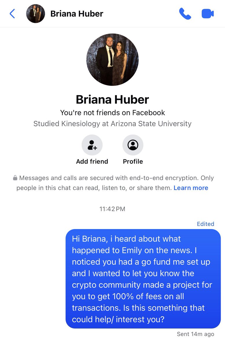 All fees will be redirected to Emily’s family

They set up a go fund me on Facebook for her and are actively looking for donations

9thKPadCPT72pYJfUCoAVtX2qEChNU3m5rLR31rcpump