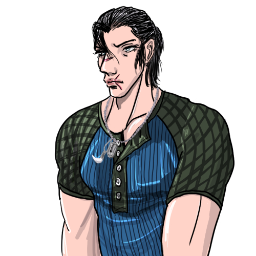 ↓意識して描いた事
①目を優しく逞しく
②上半身ムッチリ感
#鉄拳8 #SergeiDragunov #ドラグノフ #筋肉
今描いたドラグノフ✨←　→一年前に描いた