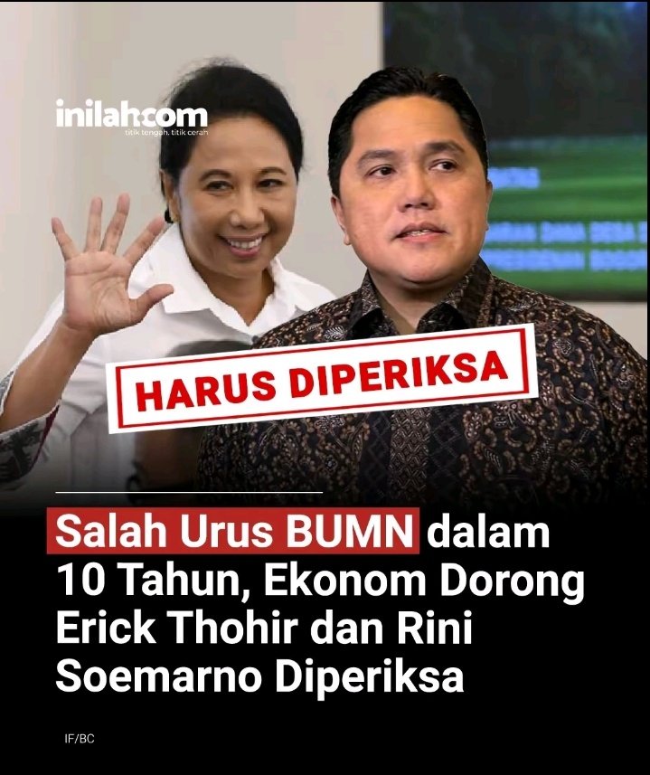<a href="/msaid_didu/">Muhammad Said Didu</a> Duo Drakula penghisap duit BUMN