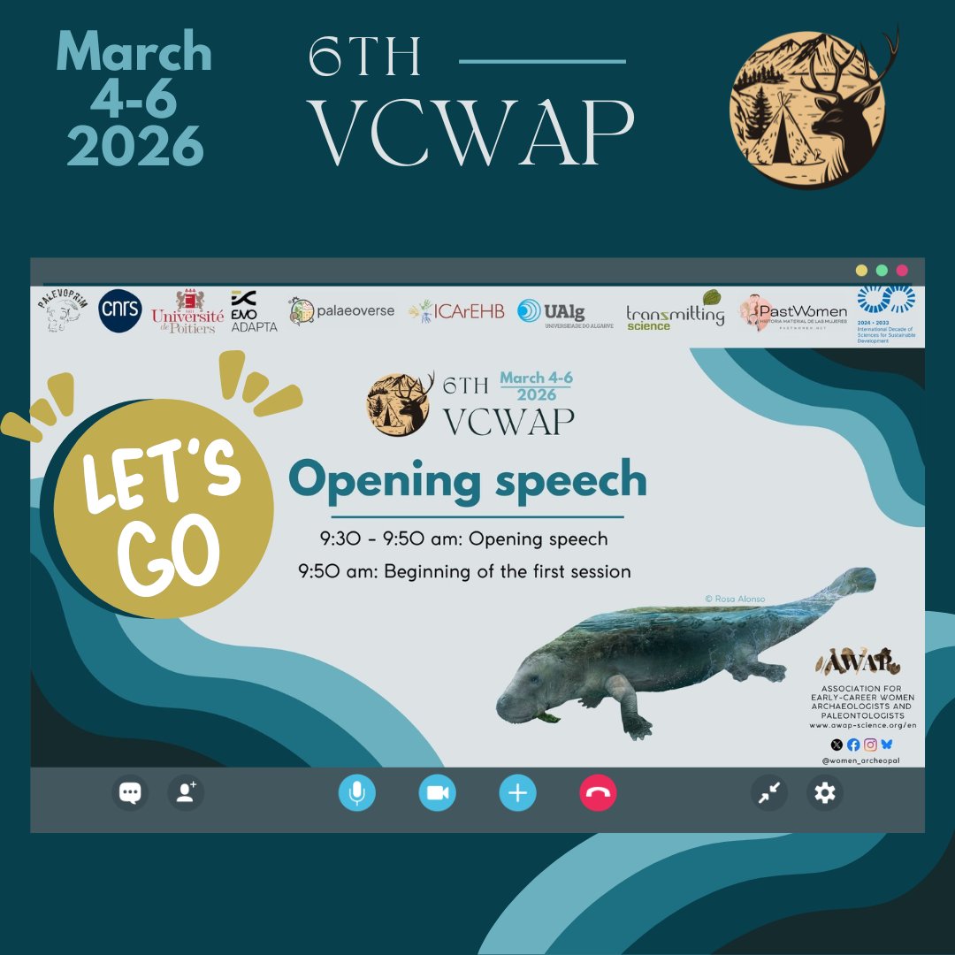 Virtual Conference For Women Archaeo and Paleo tweet media