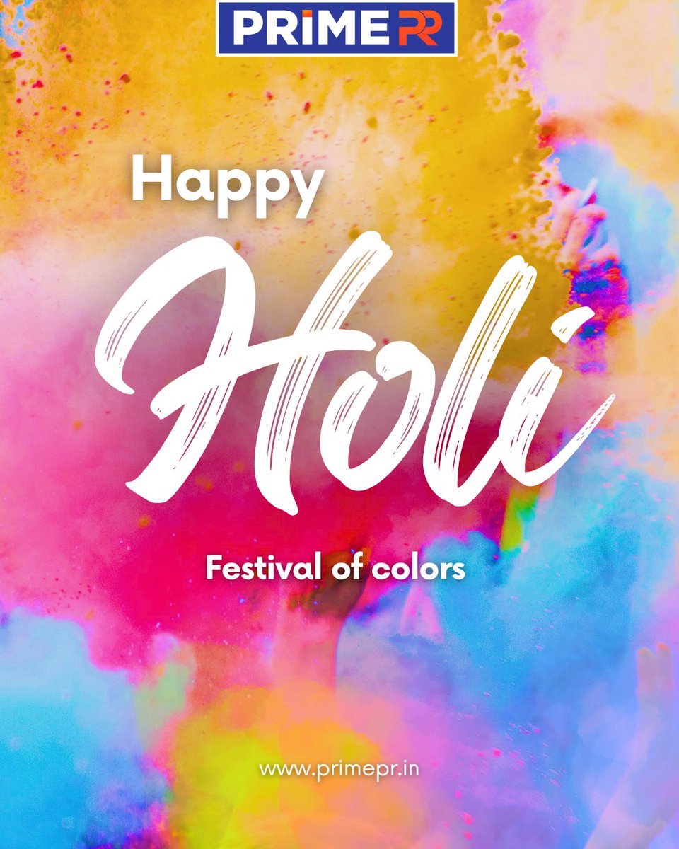 prime_pr11's tweet photo. Wishing everyone a vibrant, safe and inspiring Holi.🌈🎨

#HappyHoli #Holi2026 https://t.co/v3zwFfb3cg