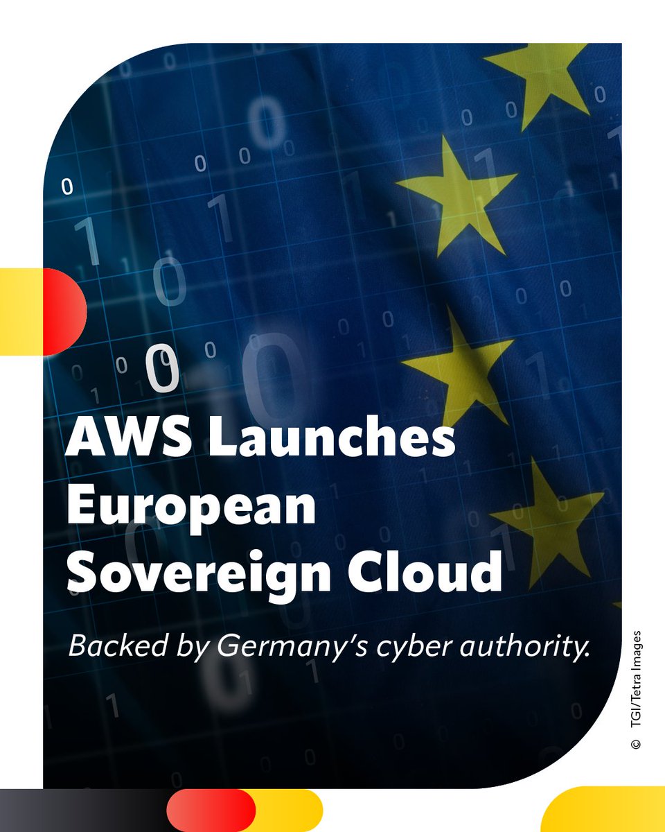 Invest_In_GER's tweet photo. Teamwork in action: Germany’s BSI supports AWS in building the European Sovereign Cloud – a fully EU-based, independent cloud combining innovation, top security and data sovereignty. More on the ESC: https://t.co/BotEhICSOS https://t.co/l3k7LMVpQI