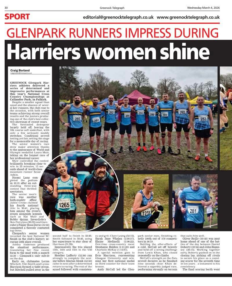 Greenock Glenpark Harriers tweet media