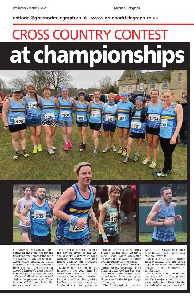 Greenock Glenpark Harriers tweet media