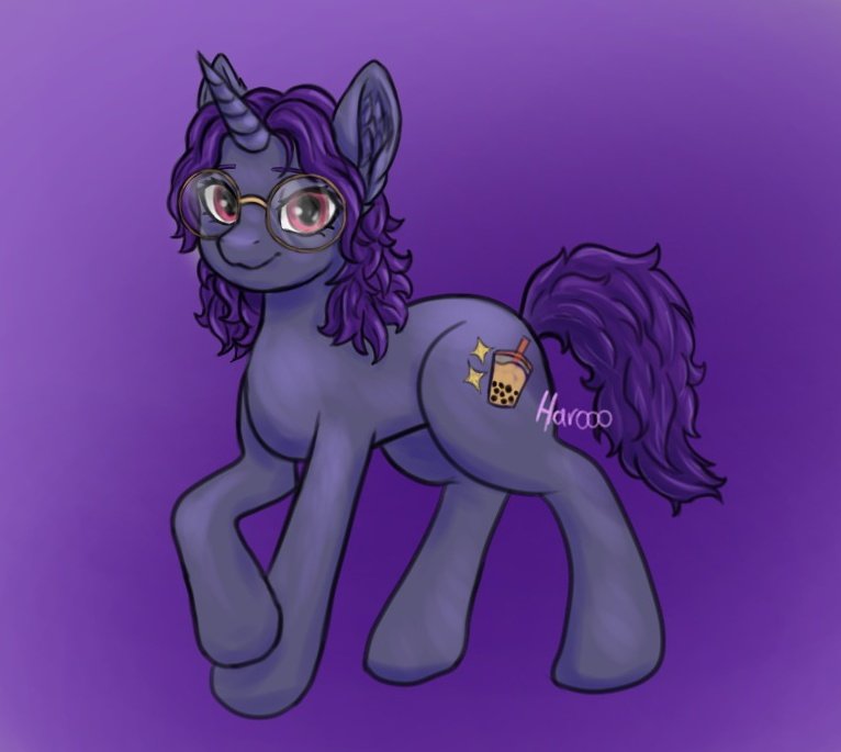 My actual ponysona, yayy ✨🧋
#mlpoc #mylittlepony