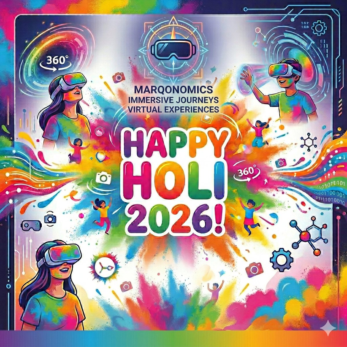 marqonomics's tweet photo. Happy Holi ! #Holi2026 https://t.co/A43xEcLyxS