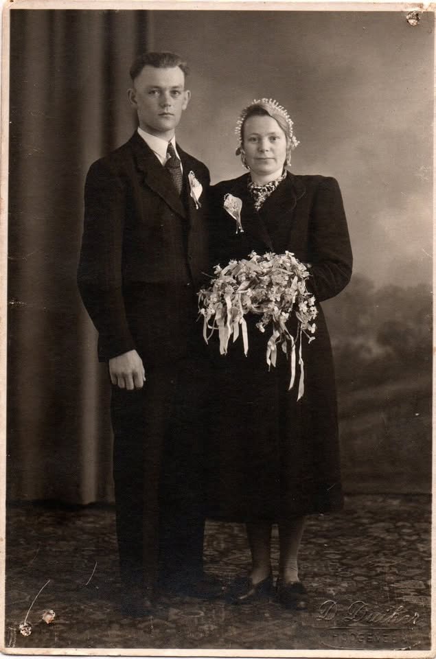 4 maart 1944 traden mijn lieve ouders zaliger in het huwelijk.