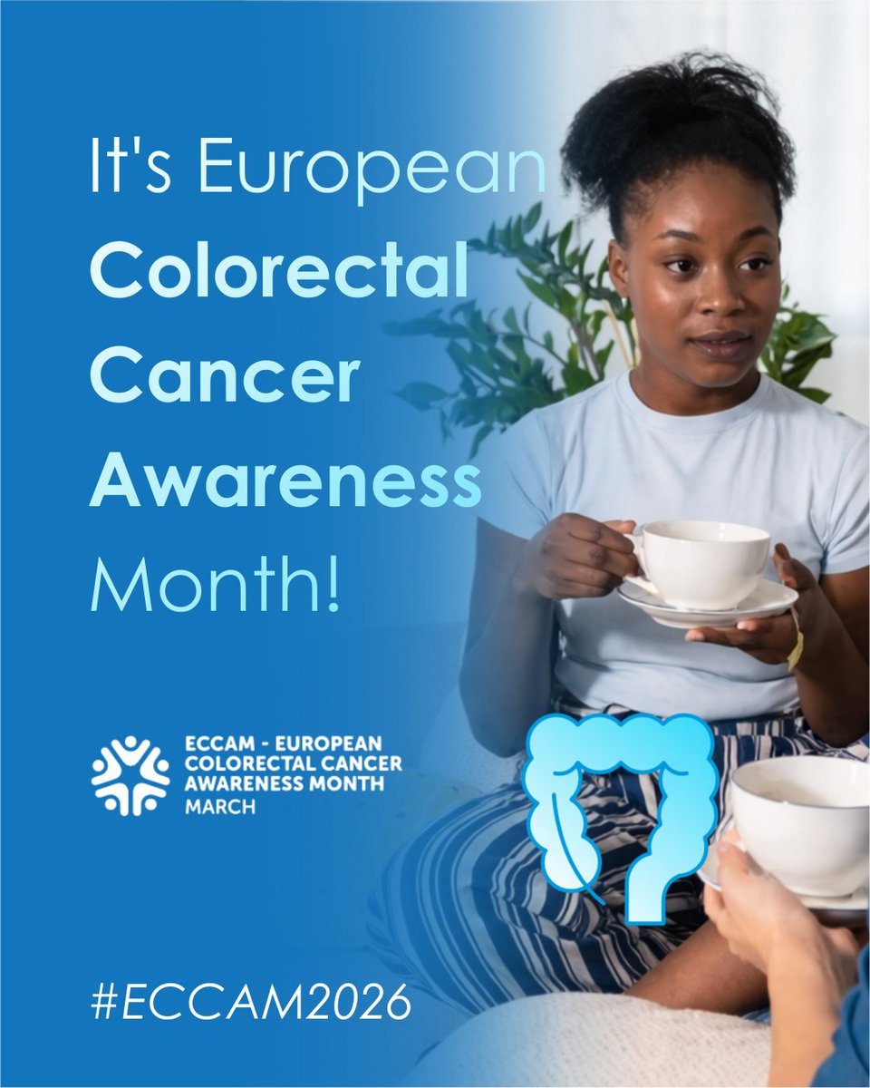 dice_europe's tweet image. Screening helps detect #CRC when treatment is most effective &amp;amp; ultimately saves lives.

When CRC is found early, survival rates are significantly higher.

So, don’t wait for symptoms to show up. If you are 50-74* get screened &amp;amp; take charge of your health &amp;amp; future.

#ECCAM2026