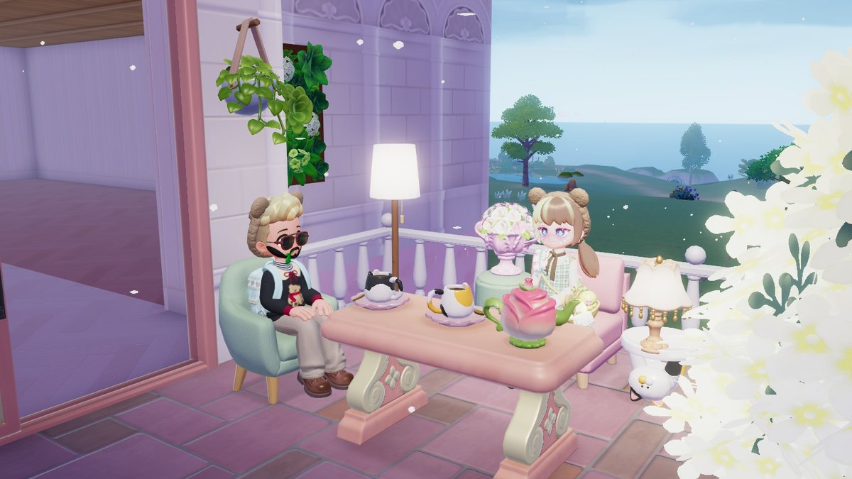 Petite matinée avec <a href="/cosymymy/">𝒶𝓂𝓎 ♡ 🧸ྀི .⋆ 𑣲</a> sur Heartopia 🧡☺️Le coin potin est partout... hahaha