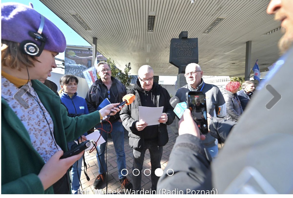 Rząd <a href="/donaldtusk/">Donald Tusk</a> mówi SAFE ☝️ A tymczasem w Poznaniu likwidują trzy firmy zbrojeniowe: Stomil, Cegielskiego oraz WSK. Słusznie protestują pracownicy Cegielskiego ‼️