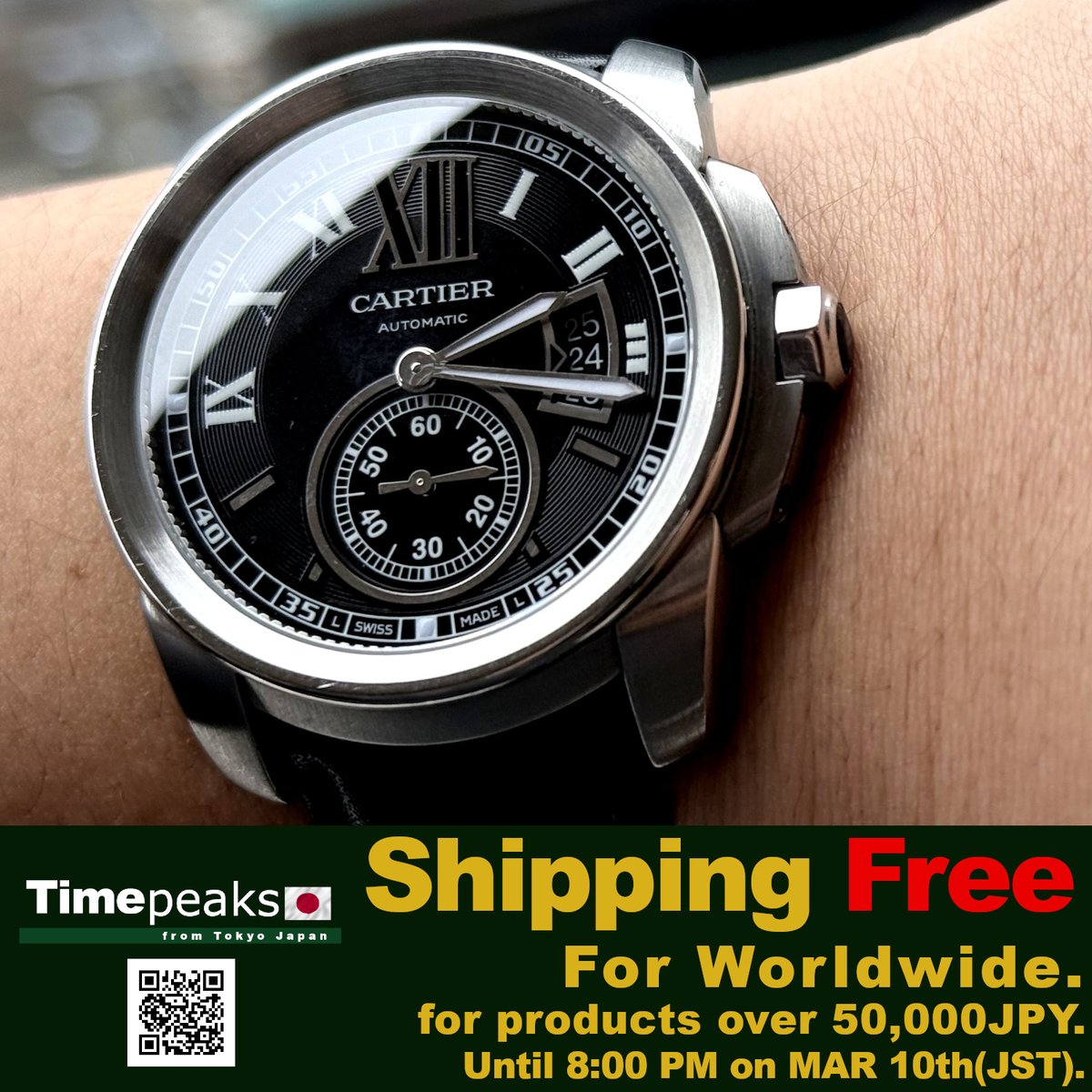🌸 Spring Launch 2026 Special Offer! ✅ FREE Worldwide Shipping ✅ NO Purchase Fees *For items over ¥50,000 only. 7 Days! 🔗 [timepeaks.com] #Timepeaks #LuxuryWatches #WatchCollector