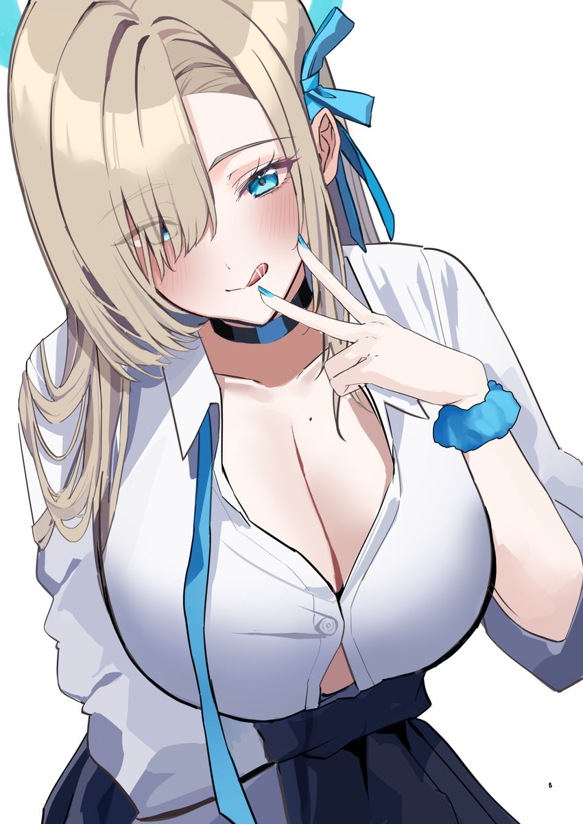 nakan0_kura's tweet photo. アスナ「ふふっ、先生ってば…そんなに私のこと好きなんですか？」#ブルアカ #BlueArchive https://t.co/cs9ofVPGw2